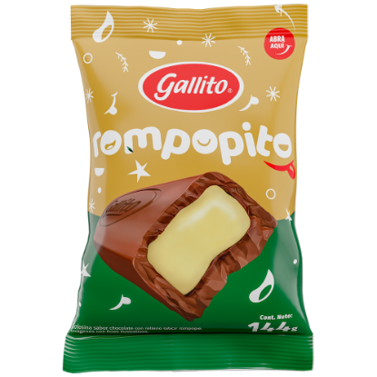 Imagen de Chocolate Gallito Rompopito 18unds - 144g