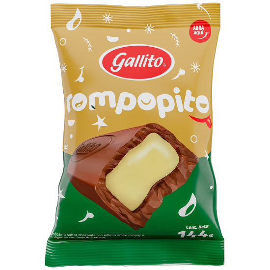 Imagen de Chocolate Gallito Rompopito 18unds - 144g