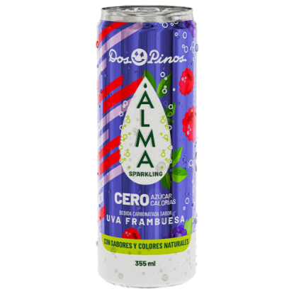Imagen de Alma Sparkling Uva Frambuesa 355ml 